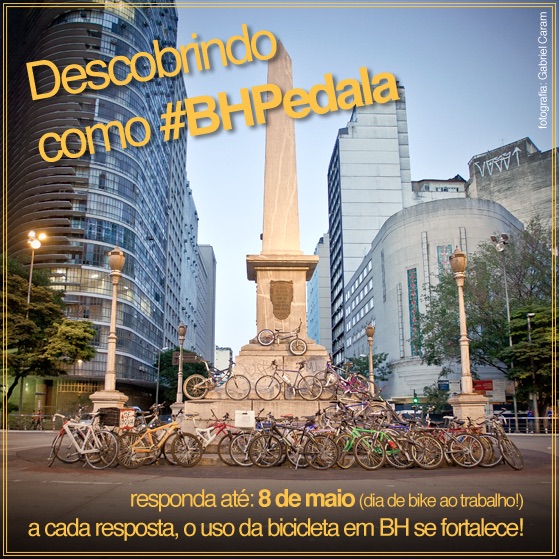 Pesquisa quer descobrir como ciclistas usam a bicicleta em Belo Horizonte