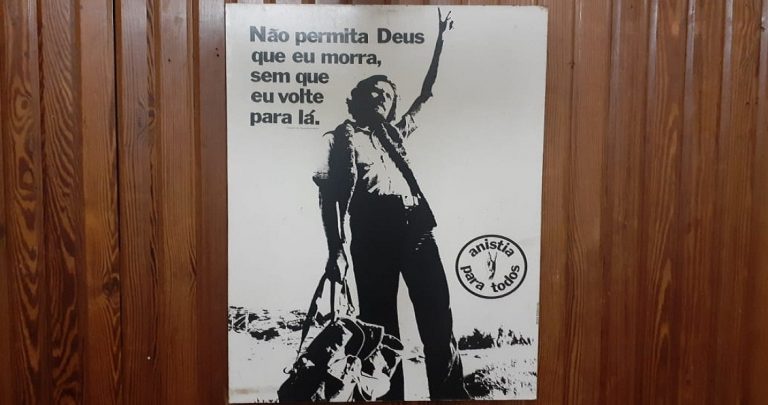 Cartaz da Anistia de 1979 está disponível no Sindicato