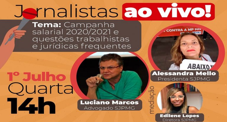 Jornalistas Ao Vivo nesta quarta 1/7, às 14h, debate os assuntos mais importantes da categoria