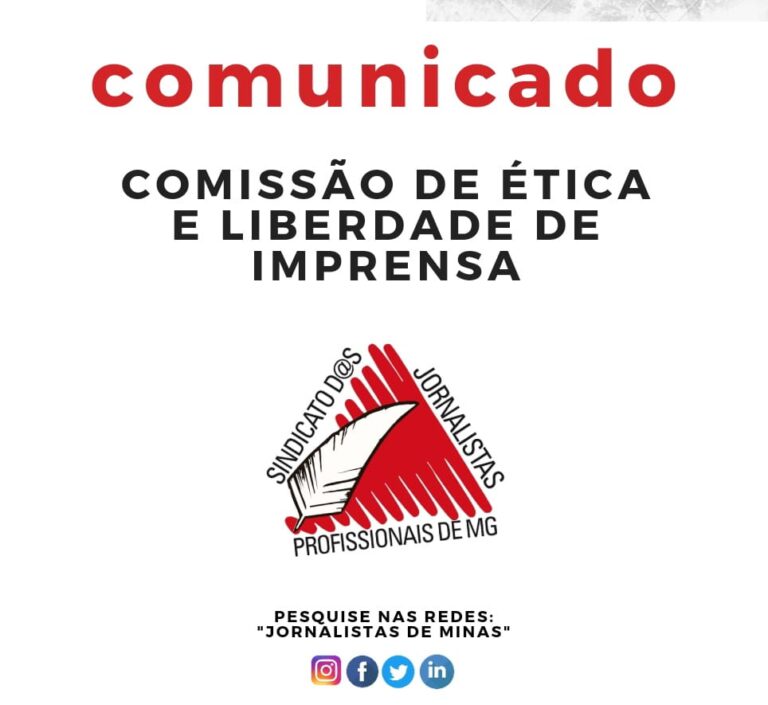 COMUNICADO – Comissão de Ética