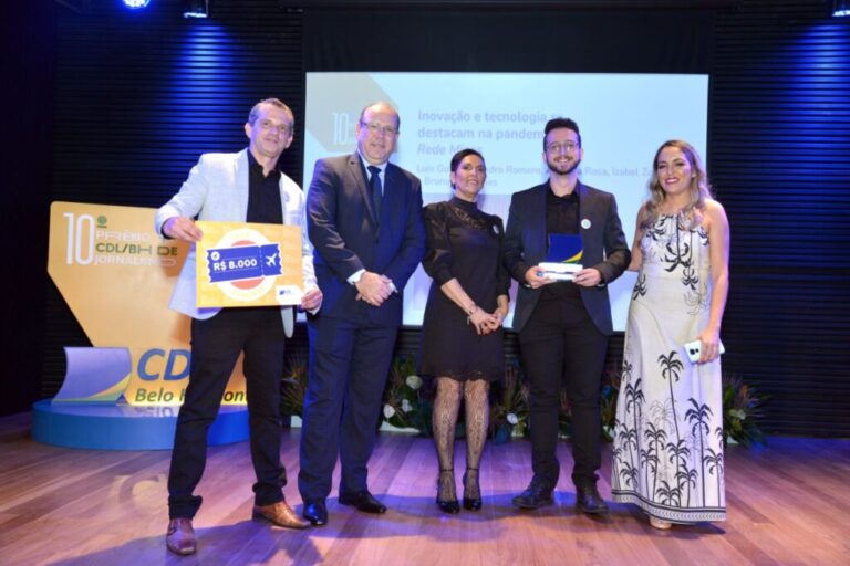 Conheça os vencedores da 10ª Edição do Prêmio CDL/BH de jornalismo. TV Rede Minas, ameaçada de privatização, é destaque